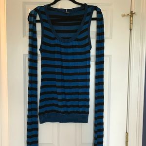 Twenty one sweater top with matching scarf